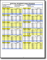 2016 League Schedule